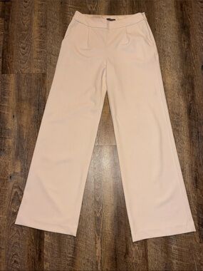 Express Wide Leg Pants - Light Pink